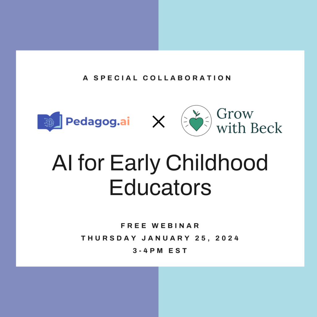 Collaborated AI Webinars Pedagog.ai & Grow with Beck